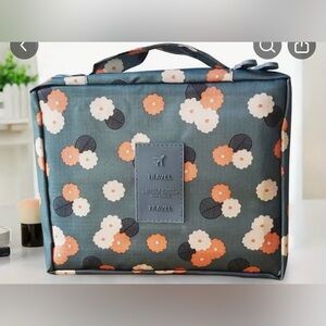 Floral Travel Cosmetic Bag